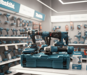 Set Complet Makita: Perforator + Autofiletantă + Polizor + Cheie de Impact