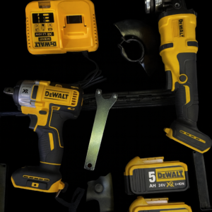 Set DeWALT Brushless: Polizor Unghiular + Cheie cu Impact cu Acumulator - SculePro