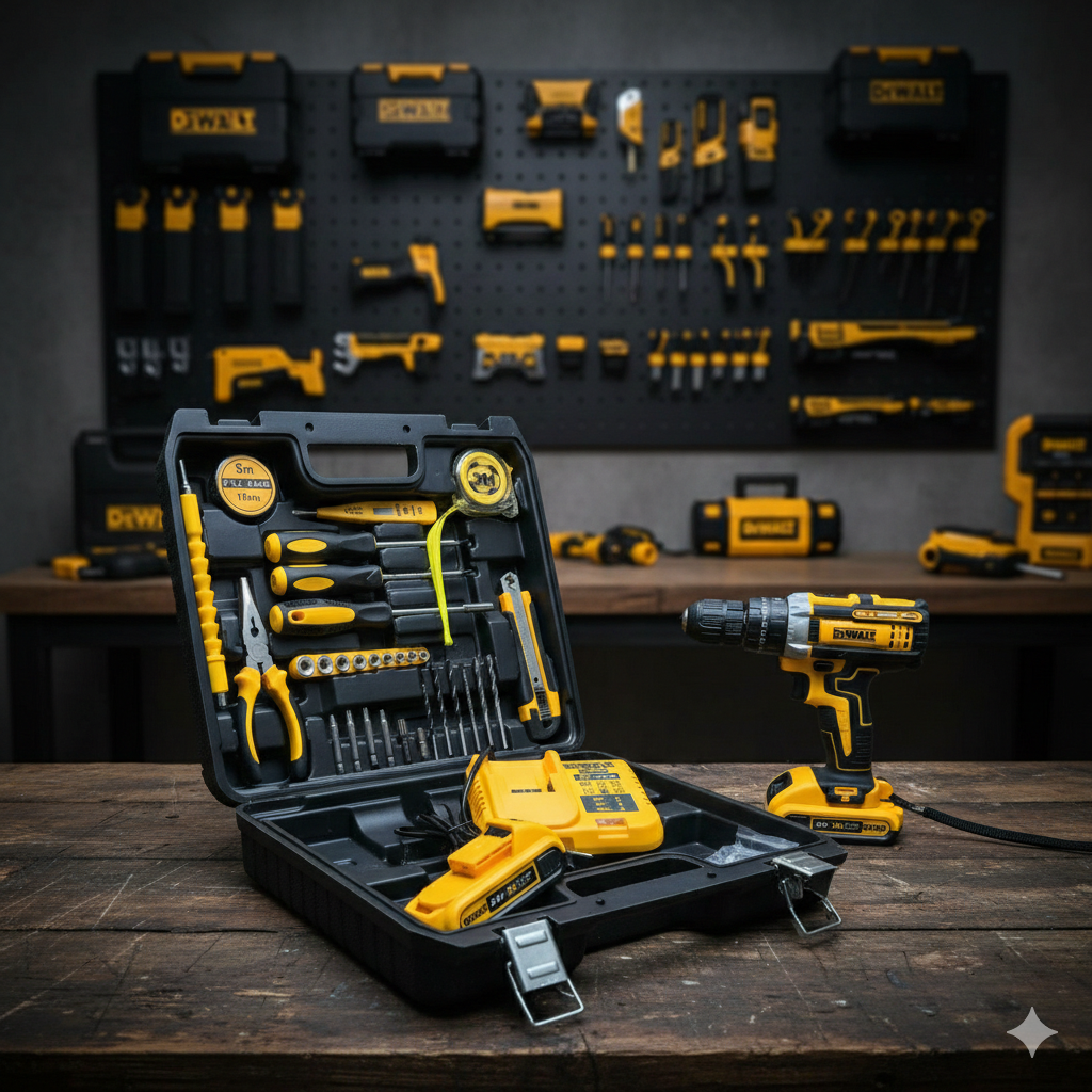 Autofiletantă cu Percuție DeWALT DCD709D2T cu Acumulator