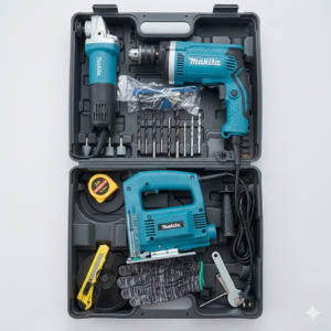 Set: Fierăstrău Pendular + Polizor Unghiular + Rotopercutor Electric - SculePro