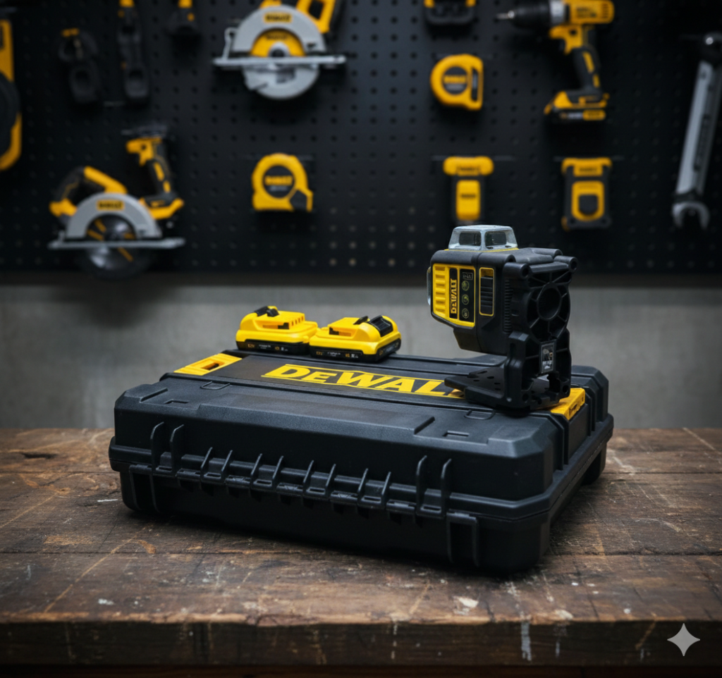 Nivelă cu Laser Liniar DeWALT 12V XR — Set cu 2 Acumulatori și Servietă - imagine 2